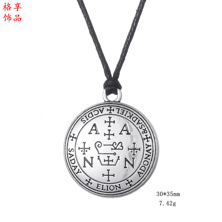 Wholesale Hip-Hop Gothic Archangel Enoch Necklace